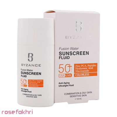 فلوئید ضد آفتاب - فلوئید ضد آفتاب فیوژن واتر SPF 50 بیزانس