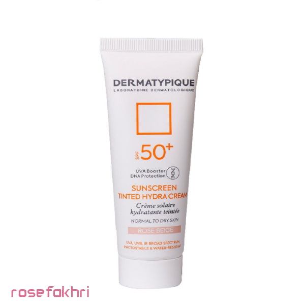 ضد آفتاب - ضد آفتاب رنگی پوست خشک spf50 + (رز بژ ) درماتيپيک 50 میل